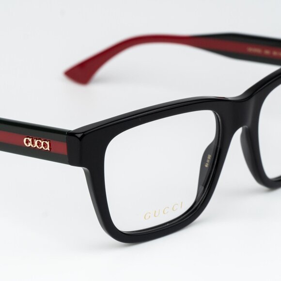 Gucci Women Eyeglasses Black Green Square GG1870O 005 NEW AUTHENTIC - Picture 5 of 10